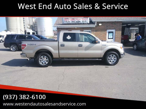 2012 Ford F-150 for sale at West End Auto Sales & Service in Wilmington OH