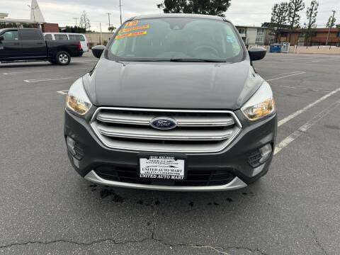 2019 Ford Escape for sale at UNITED AUTO MART CA in Arleta CA