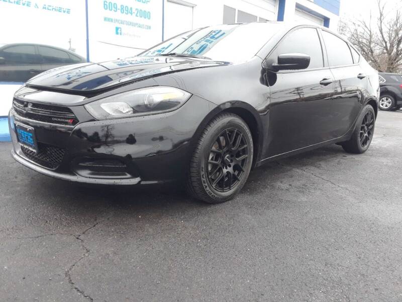 2016 Dodge Dart for sale at Epic Auto Group in Pemberton NJ