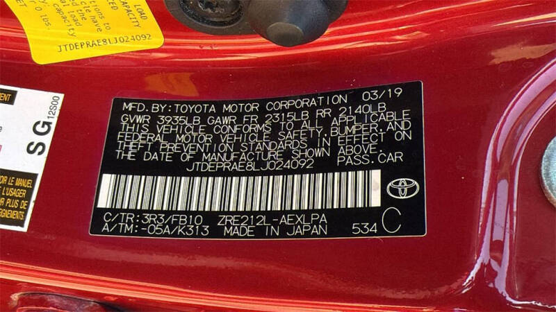 2020 Toyota Corolla LE