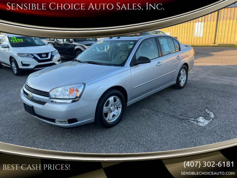 2005 Chevrolet Malibu for sale at Sensible Choice Auto Sales, Inc. in Longwood FL