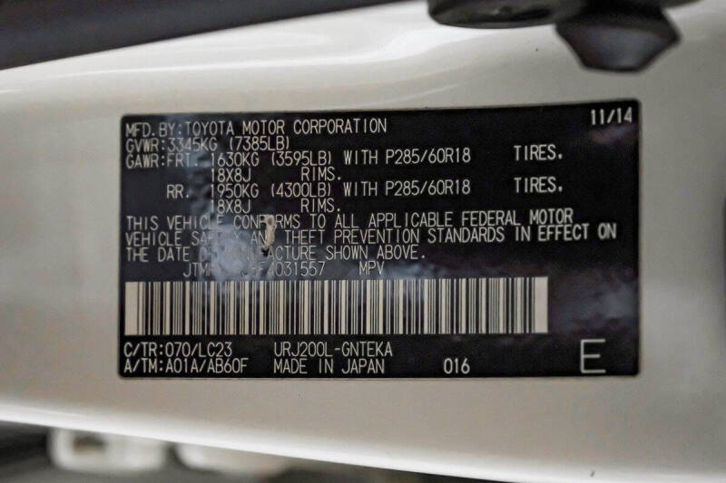 2015 Toyota Land Cruiser