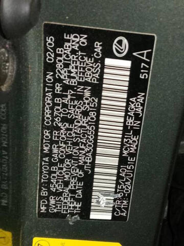 2005 Lexus ES 330