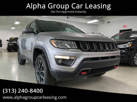 2020 Jeep Compass for sale at Alpha Group Car Leasing in Redford MI