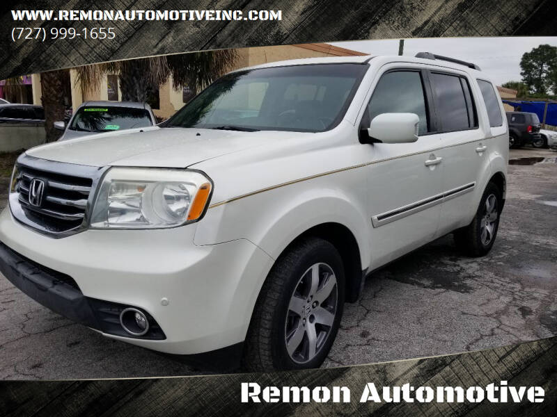 2012 Honda Pilot for sale at Remon Automotive in Saint Petersburg FL