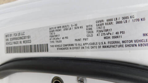 2022 RAM 1500 Classic Tradesman