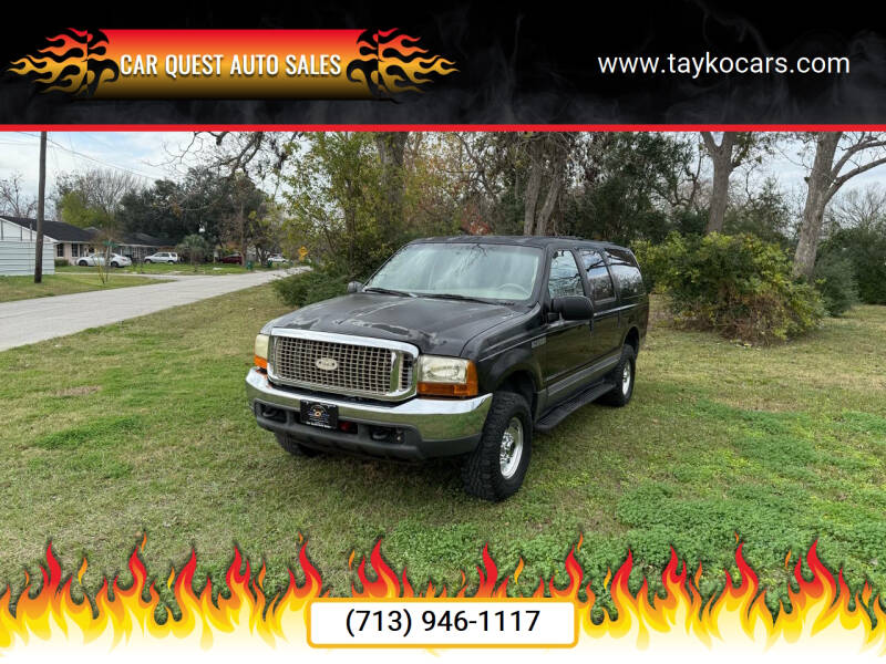 2004 Ford Excursion for sale at CAR QUEST AUTO SALES in Houston TX