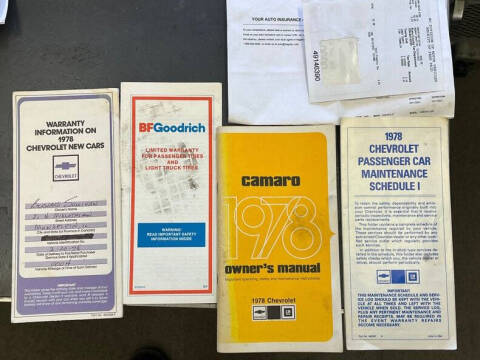 1978 Chevrolet Camaro
