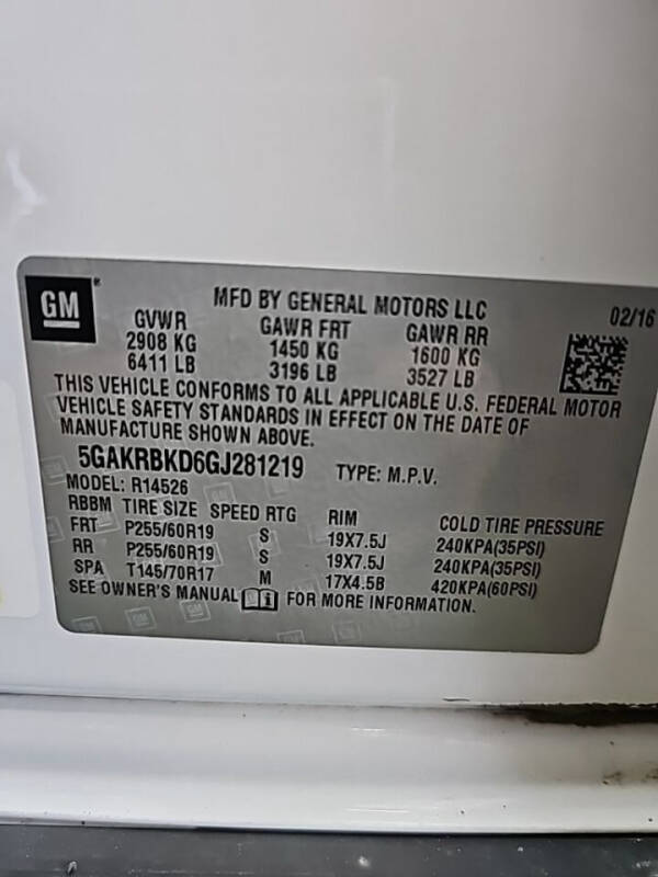 2016 Buick Enclave Leather