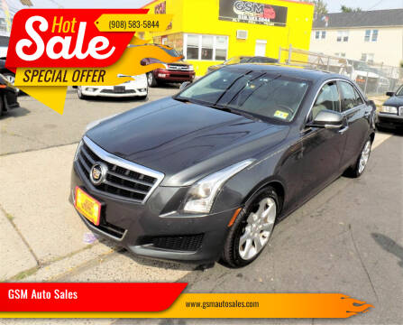 2014 Cadillac ATS for sale at GSM Auto Sales in Linden NJ
