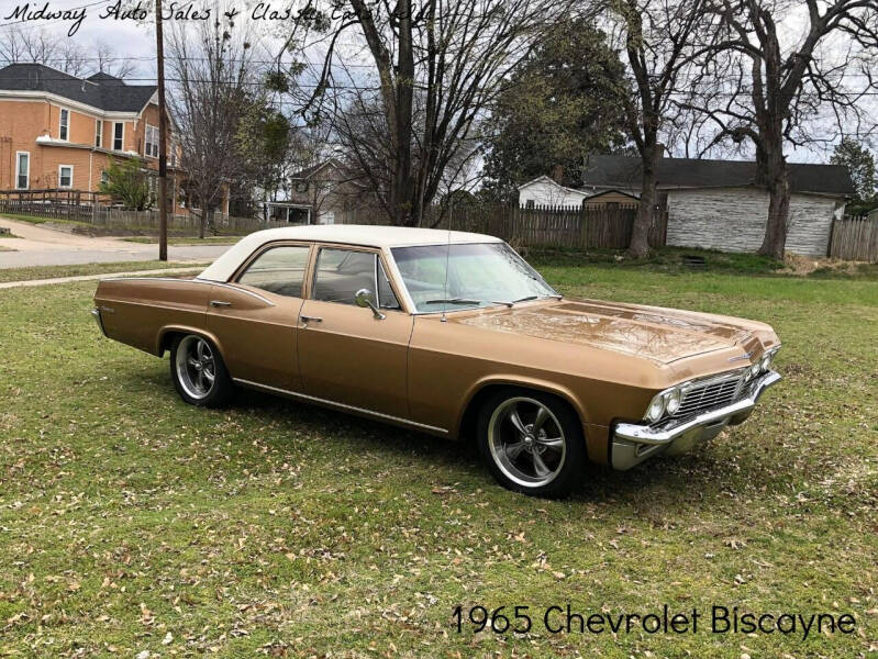 1965 Chevrolet Biscayne for sale at MIDWAY AUTO SALES & CLASSIC CARS INC in Fort Smith AR