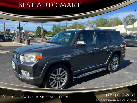 2012 Toyota 4Runner for sale at Best Auto Mart in Weymouth MA