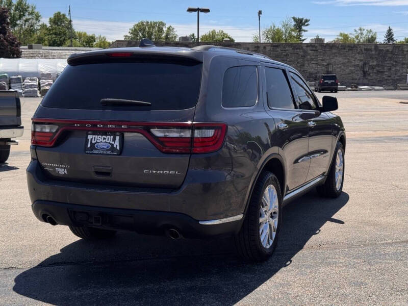 Used 2015 Dodge Durango Citadel with VIN 1C4RDJEG3FC709911 for sale in Tuscola, IL