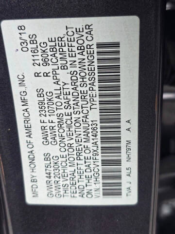 2018 Honda Accord Touring