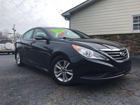 2014 Hyundai Sonata for sale at NO FULL COVERAGE AUTO SALES LLC in Austell GA