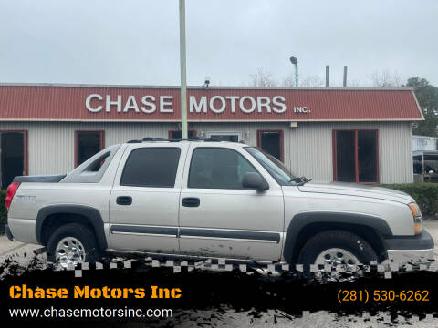 2004 Chevrolet Avalanche for sale at Chase Motors Inc in Stafford TX