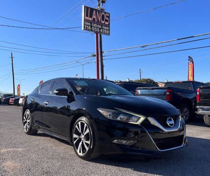 2016 Nissan Maxima for sale at LLANOS AUTO SALES LLC - LEDBETTER in Dallas TX