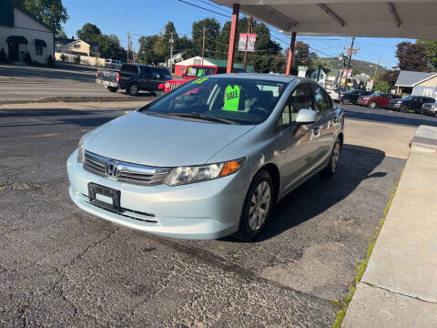 2012 Honda Civic for sale at BODINE MOTORS in Waverly NY