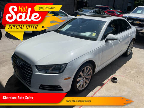 2017 Audi A4 for sale at Cherokee Auto Sales in Acworth GA