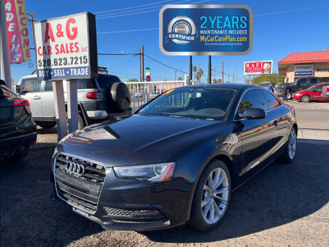 2014 Audi A5 for sale at A&G Car Sales  LLC in Tucson AZ