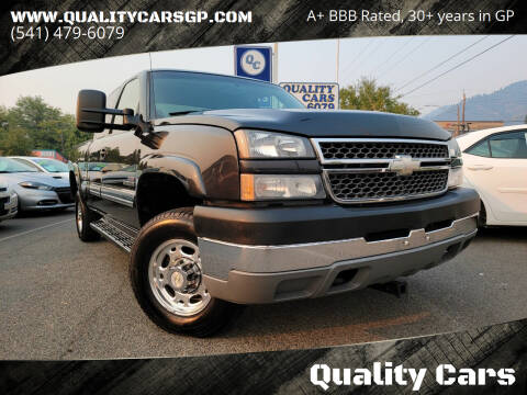 2005 Chevrolet Silverado 2500HD for sale at Quality Cars in Grants Pass OR