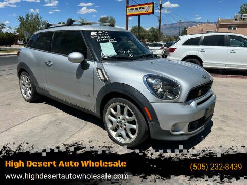 2014 MINI Paceman for sale at High Desert Auto Wholesale in Albuquerque NM