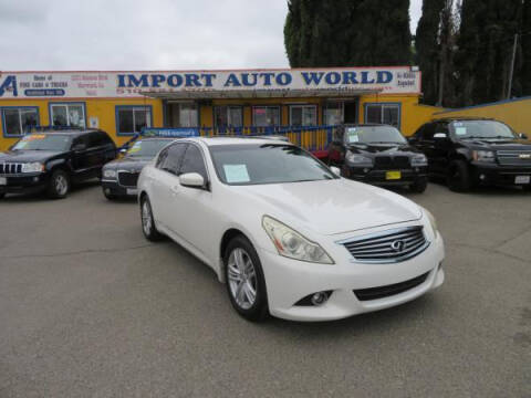 2012 Infiniti G37 Sedan for sale at Import Auto World in Hayward CA