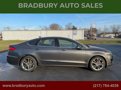 2020 Ford Fusion for sale at BRADBURY AUTO SALES in Gibson City IL