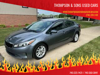 2017 Kia Forte for sale at THOMPSON & SONS USED CARS in Marion OH