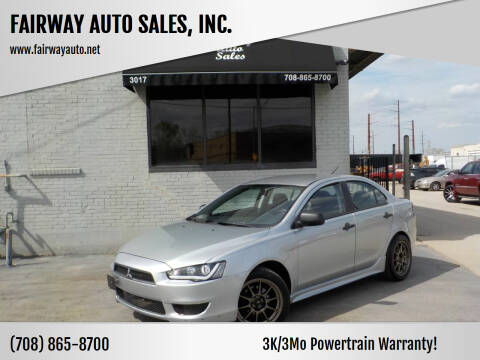 2010 Mitsubishi Lancer for sale at FAIRWAY AUTO SALES, INC. in Melrose Park IL