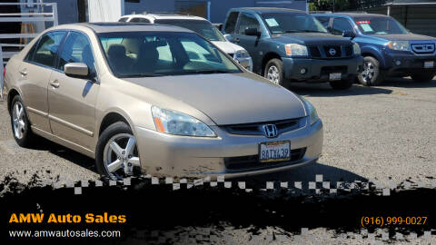 2005 Honda Accord for sale at AMW Auto Sales in Sacramento CA