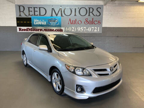 2013 Toyota Corolla for sale at REED MOTORS LLC in Phoenix AZ