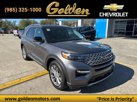 2023 Ford Explorer for sale at GOLDEN MOTORS in Cut Off LA