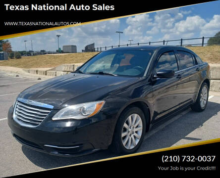 2014 Chrysler 200 for sale at Texas National Auto Sales in San Antonio TX