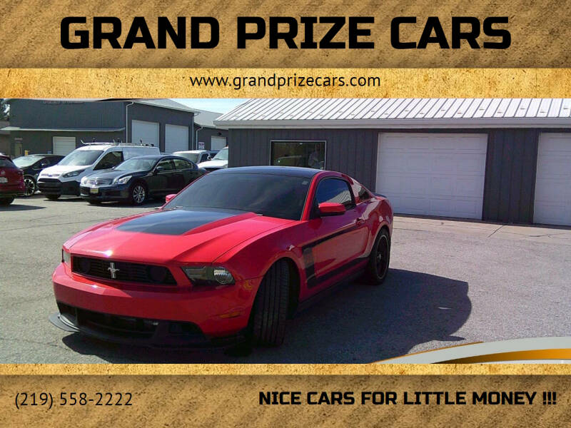 2012 Ford Mustang for sale at Grand Prize Cars in Cedar Lake IN