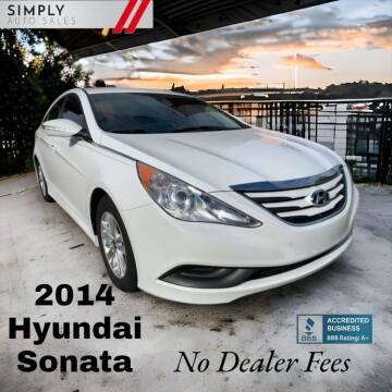 2014 Hyundai Sonata for sale at Simply Auto Sales in Palm Beach Gardens FL