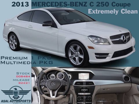 2013 Mercedes-Benz C-Class for sale at ASAL AUTOSPORTS in Corona CA