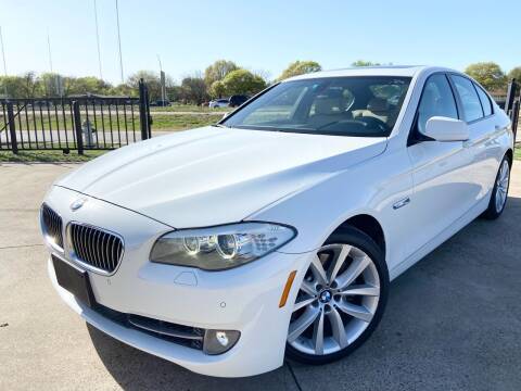 2012 BMW 5 Series for sale at Texas Luxury Auto in Cedar Hill TX