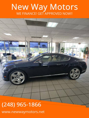 2012 Bentley Continental for sale at New Way Motors in Ferndale MI