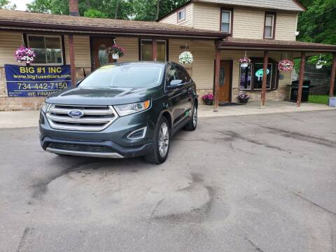 2015 Ford Edge for sale at BIG #1 INC in Brownstown MI