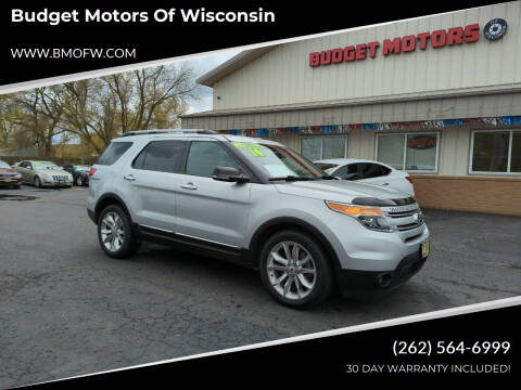 2014 Ford Explorer for sale at Budget Motors of Wisconsin in Racine WI