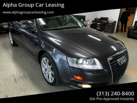 2010 Audi A6 for sale at Alpha Group Car Leasing in Redford MI