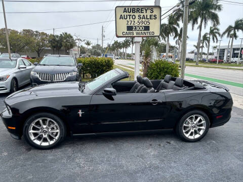 2011 Ford Mustang for sale at Aubrey's Auto Sales in Delray Beach FL