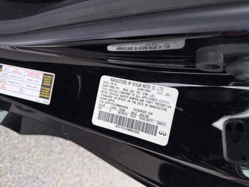 2022 Infiniti Q60 Red Sport 400