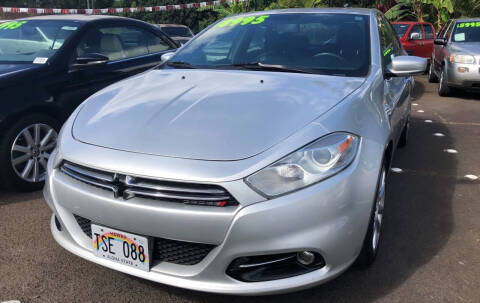 2013 Dodge Dart for sale at PACIFIC ISLAND AUTO SALES in Wahiawa HI