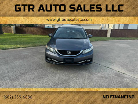 2015 Honda Civic for sale at GTR Auto Sales LLC in Haltom City TX