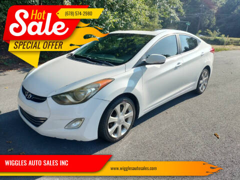 2011 Hyundai Elantra for sale at WIGGLES AUTO SALES INC in Mableton GA