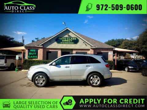 2009 Acura MDX for sale at Auto Class Direct in Plano TX