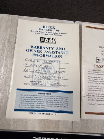 1987 Buick Regal Limited