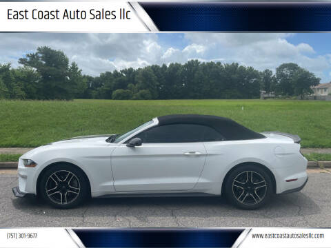 2018 Ford Mustang for sale at East Coast Auto Sales llc in Virginia Beach VA